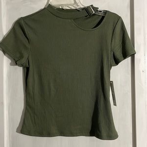 Brand new green top
